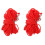 2Stk Nylon Slow Feeder Bag in Rot, Großer Pferdefütterungsbeutel 2