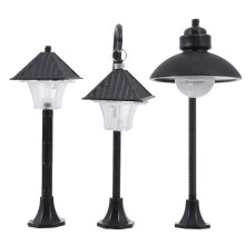 9St Plastic Mini Straatlantaarn Decoratie Creatief Model Licht
