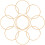 30Stk Metallringe Gold Für Und Wandgestaltung 1