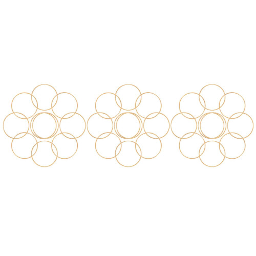 30Stk Metallringe Gold Für Und Wandgestaltung 2