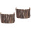 2Pièces Clôture En Bois Hamster Reptiles Durable Marron Clair 4