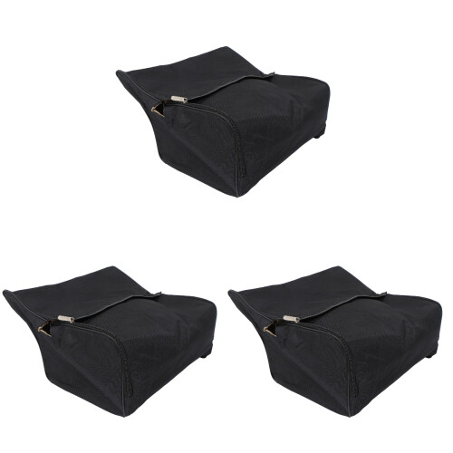 3Stk Universal Bag Oxford Stoff Staubschutz Schwarz 1