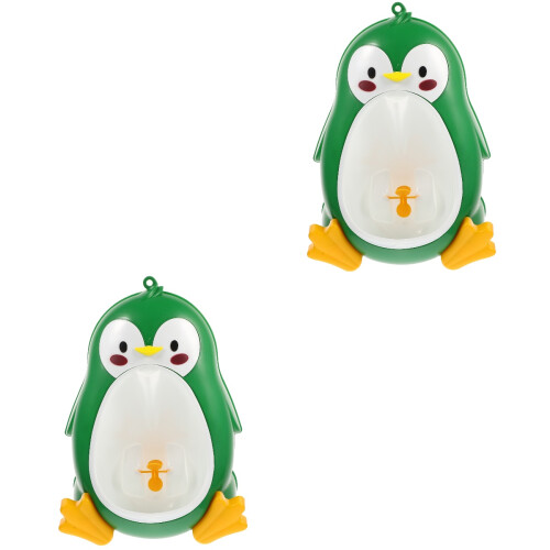 2Pièces Urinal Vert De Pingouin Avec Hauteur Réglable 2
