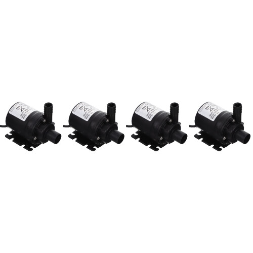 4Pièces Booster Dc 12V Noire Durable Silencieuse 2