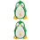 2Pièces Urinal Vert De Pingouin Avec Hauteur Réglable 4