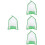 4Pièces Cage À Colorée Maillage Respirant Observation Facile 6