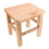 Chaise En Bois Naturel Beige, Siège Sûr Pour - 1