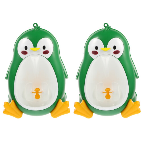 2Pièces Urinal Vert De Pingouin Avec Hauteur Réglable 1