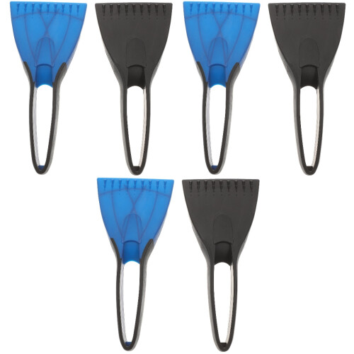 6Stk Notfall Schneeschaufel Auto Kunststoff Mini Eisschaber Set 2