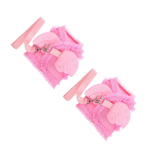 2Pièces Chat Rose Design Ange Confortable Poitrine 1