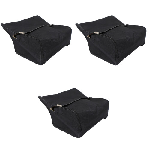 3Stk Universal Bag Oxford Stoff Staubschutz Schwarz 2