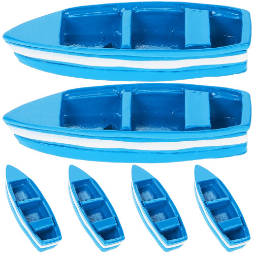 18Pièces Miniatures Bateaux Décor Sable Pour Enfants Et Bureau