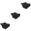 3Stk Universal Bag Oxford Stoff Staubschutz Schwarz 5