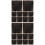 40Pièces Papier Noir Pour Cadeau Fleurs 5
