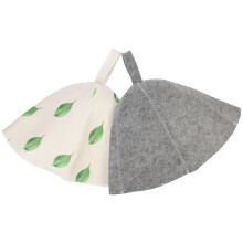4Pcs Felt Sauna Hats for Women Breathable Bathing Caps Assorted Colors