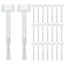 600Pcs White Nail Polish Brushes Soft Bristles Manicure Tool Durable