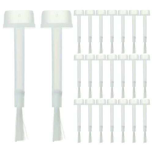 600Pcs White Nail Polish Brushes Soft Bristles Manicure Tool Durable