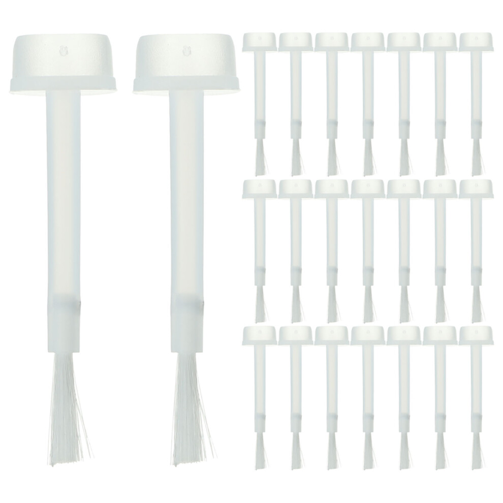 Totority White 600Pcs Nail Polish Brushes Soft Bristles Manicure Tool Durable