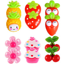 24Paires Boucles Clip Filles Créatives Multicolores Légères
