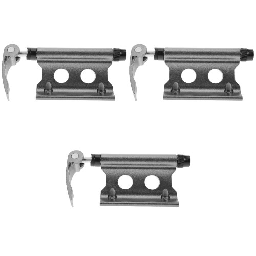 3Pcs Versatile Silver Bike Fork Mount for Vertical and Horizontal Use 1