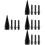 4 Sets Wood Splitter For Logs Splitting Drill Bit Firewood Tools 6