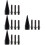 4 Sets Wood Splitter For Logs Splitting Drill Bit Firewood Tools 7