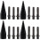 4 Sets Wood Splitter For Logs Splitting Drill Bit Firewood Tools 5