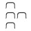 4pcs Stroller Accessories Baby Extender Universal Sponge 4