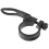 Seat Post Clamp Black Round Mechanics Maintenance 1pack 1