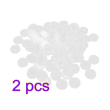 200Pcs 27Mm Plastic Transparent Coin Capsules Round Container
