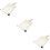 3Pcs Assorted Color Blank Calligraphy Scrolls Lightweight for Writing 9
