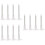 12Pcs White Mini Vernier Caliper Plastic Gauge for Precise Measurement 5