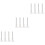 12Pcs White Mini Vernier Caliper Plastic Gauge for Precise Measurement 3
