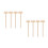 8 Pcs Mini Wooden Rake For Sand Table Micro Landscape Sandbox Diy Tool 5