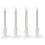 12Pcs White Mini Vernier Caliper Plastic Gauge for Precise Measurement 1