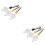 2 Pcs Egg Seperator Yoke Separator Divider Kitchen Cooking Gadget 6