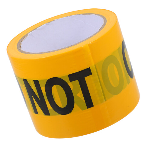 3 Rolls Non Adhesive Tape Safety Warning Construction Caution 1