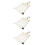 3Pcs Assorted Color Blank Calligraphy Scrolls Lightweight for Writing 8