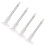 12Pcs White Mini Vernier Caliper Plastic Gauge for Precise Measurement 8