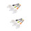 2 Pcs Egg Seperator Yoke Separator Divider Kitchen Cooking Gadget 7