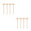 8 Pcs Mini Wooden Rake For Sand Table Micro Landscape Sandbox Diy Tool 6