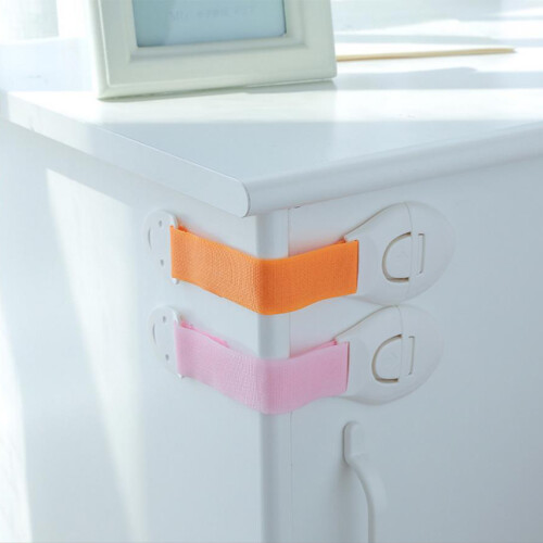 20 Pcs Self-Adhesive Cabinet Locks For Refrigerator Doors Drawers 2