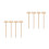 8 Pcs Mini Wooden Rake For Sand Table Micro Landscape Sandbox Diy Tool 8