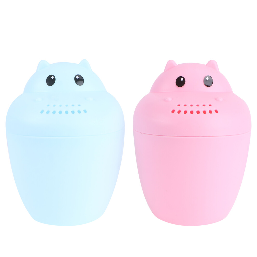 4Pcs Baby Bath Water Ladle Cartoon Scoop Smooth Water Flow Assorted Ohphcall