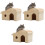 3St Huisje Hamsters En Lichtgeel 3