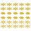 3 Pack Handmade Hair Accessories Materials Man Bride Snowflake Iron 1
