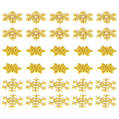 3 Pack Handmade Hair Accessories Materials Man Bride Snowflake Iron