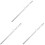 3Sets Easy Assembly Stainless Steel Flag Pole Set for 4