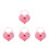 4Sets Peuter Sieraden Speelset Ketting Ringen Haarclips Multi 4