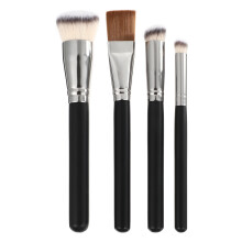 12Pcs Black Cosmetic and Makeup Brushes for Foundation, Concealer Use